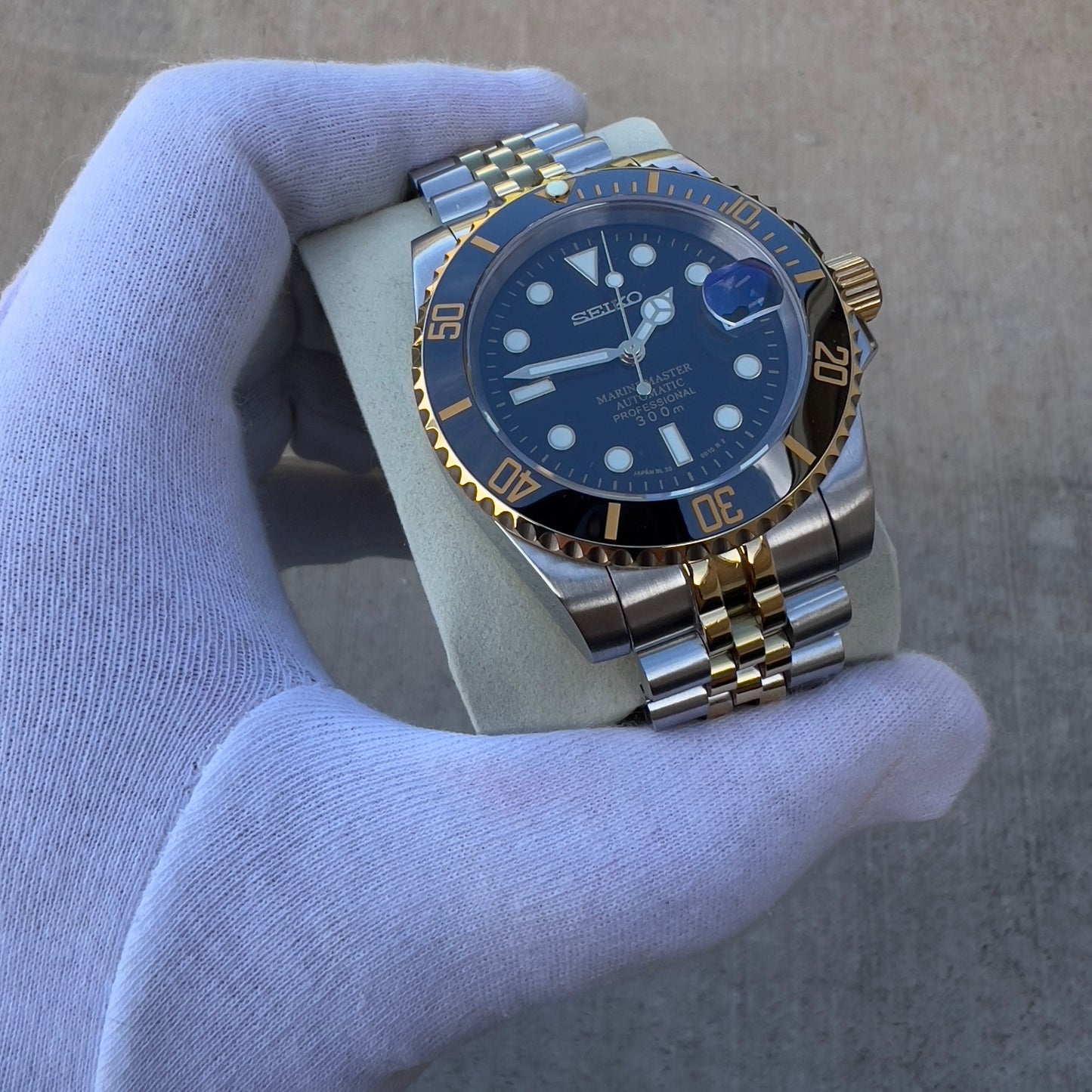 Seiko Mod - Two Tone Submariner