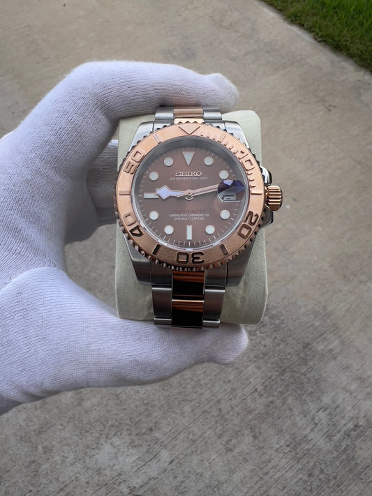 Seiko Mod - Yacht Master (Rose Gold)