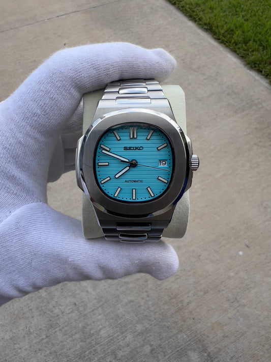 Seiko Mod - Nautilus (Tiffany Dial)