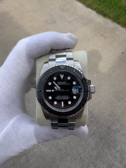 Seiko Mod - Yacht Master (Black)