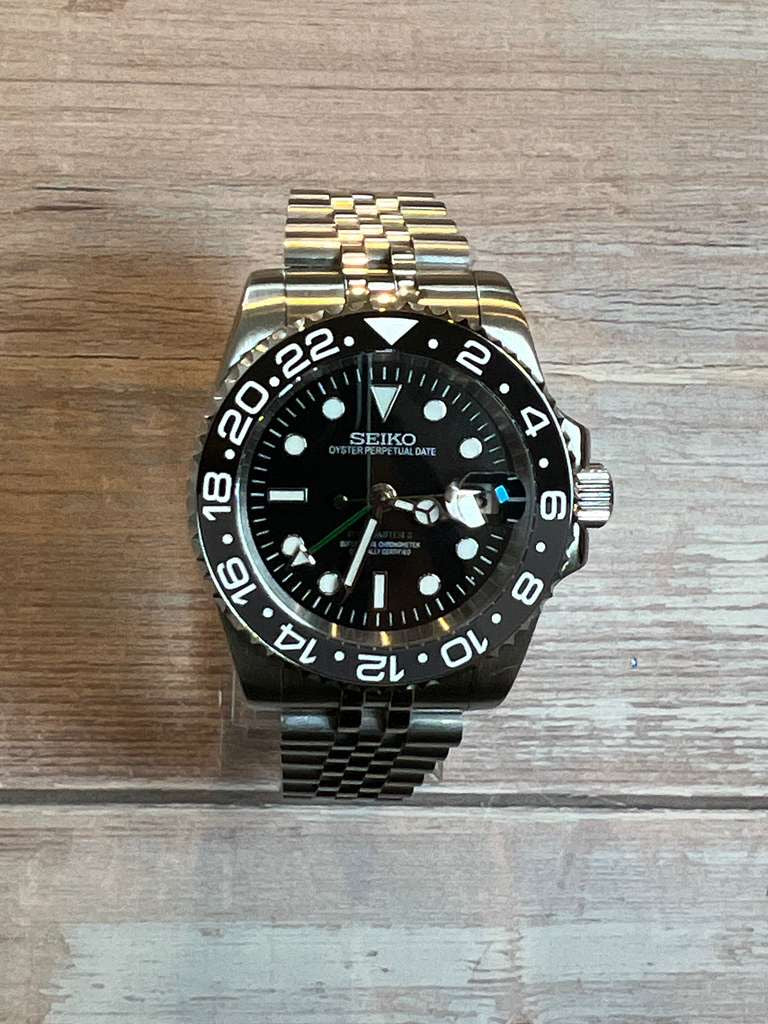 Seiko Mod - GMT Bruce Wayne