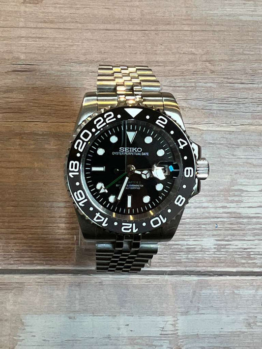Seiko Mod - GMT Bruce Wayne